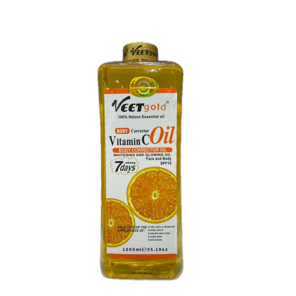 Veetgold Huile Vitamine C , Correcteur SPF 15 300ML