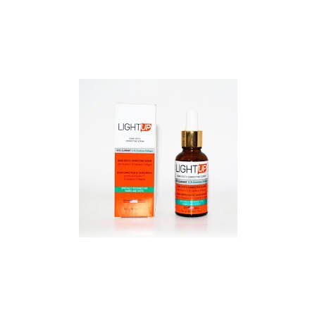 LIGHT UP SERUM CORRECTEUR DE TACHES NOIRES – flacon et emballage