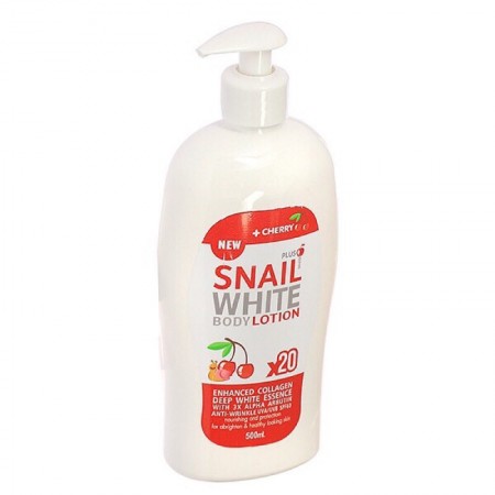 Snail White Lait Corps Cherry Alpha-Arbutine SPF 60 500 ml