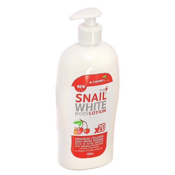 New Snail White  Alpha Arbutin Spf 60 Body Lotion 500ML
