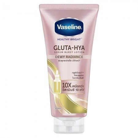 Vaseline Gluta-Hya – Lotion Sérum Dewy Radiance – tube vue de dos