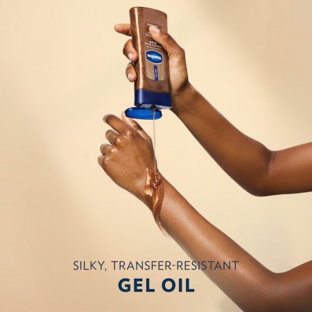 Vaseline Golden Hour Glow – Huile Gel Scintillante effet bronze