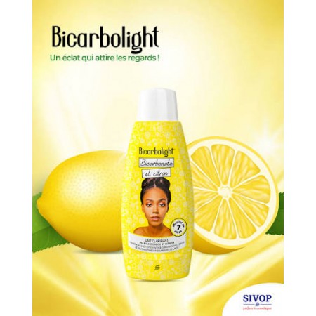 Bicarbolight Lait Clarifiant Bicarbonate & Citron 250 ml (vue 2)