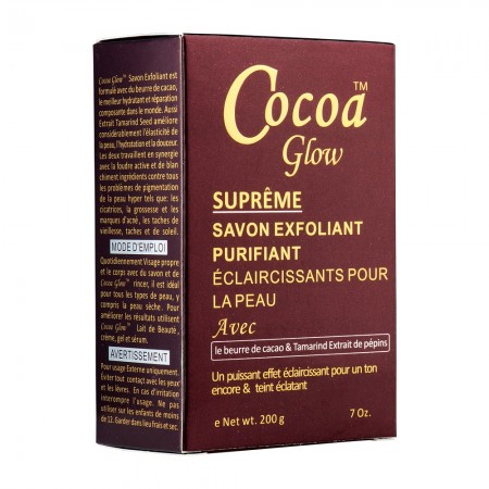 Cocoa Glow Savon Exfoliant Suprême 200 g