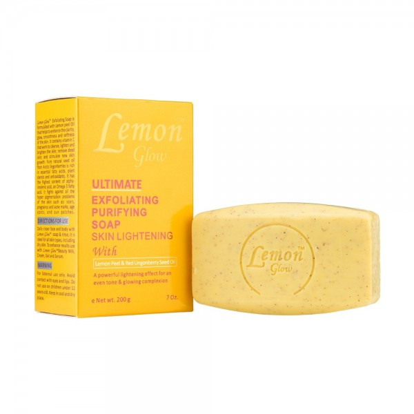 Lemon Glow – Savon Exfoliant Purifiant 200 g