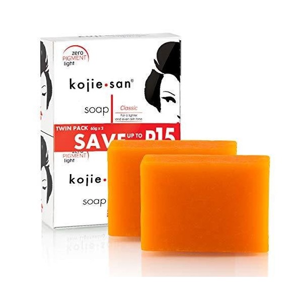 Kojie San – Savon Éclaircissant à l'Acide Kojique 2 × 65 g