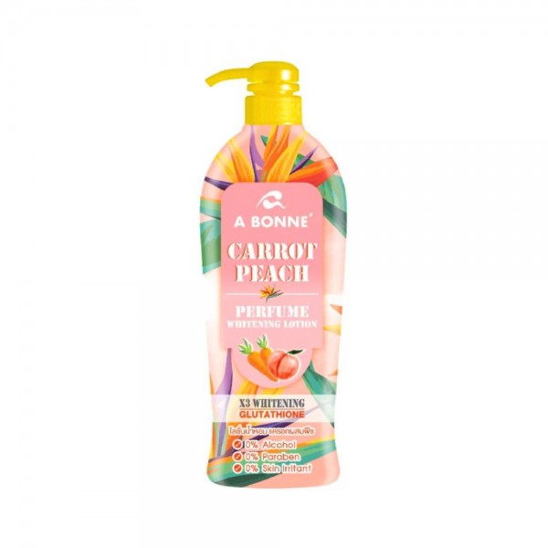 A Bonne – Lait Corps Parfumé Carotte & Pêche au Glutathion 500 ml