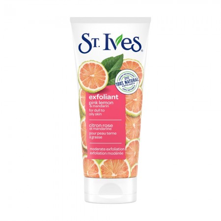 St. Ives Gommage Visage Éclat Citron Rose & Mandarine