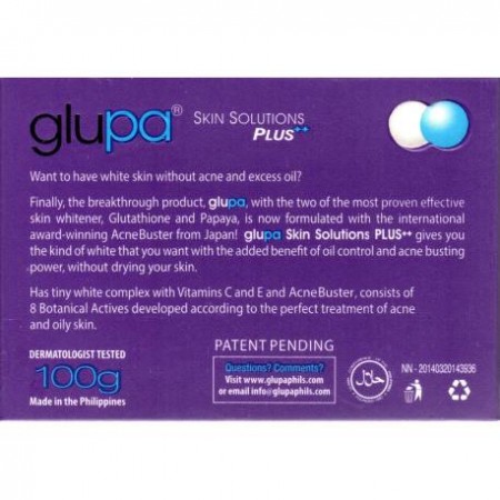 Glupa Savon Anti-Imperfections Glutathion & Papaye 100 g (vue 2)