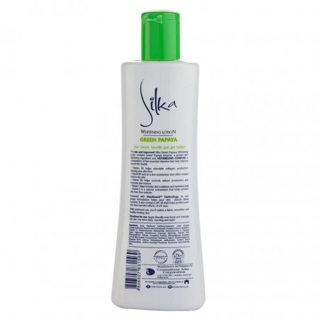Silka Lait Corps Papaye Verte SPF 10 200 ml – dos du flacon