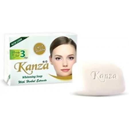 Kanza – Savon Éclaircissant 85 g – savon et emballage