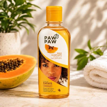 Paw Paw – Huile Clarifiante Papaye & Vitamine E 60 ml – flacon mis en scène