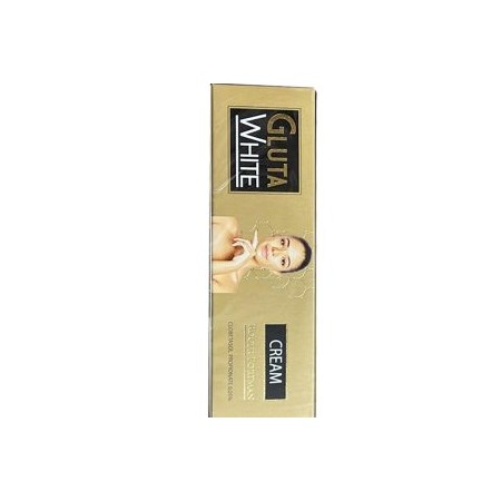 Gluta White – Crème Visage Éclaircissante 50 g – emballage vue de face
