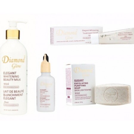 Diamond Glow Kit Éclat Élégant 4 Produits – les 4 produits du kit, vue détaillée