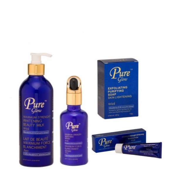 Pure Glow – Kit Éclaircissant Intense 4 Produits