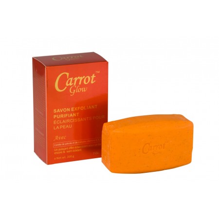Carrot Glow Kit Tonifiant 4 Produits – savon du kit et sa boîte