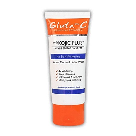 Gluta-C Kojic Plus + Acne GEL NETTOYANT VISAGE