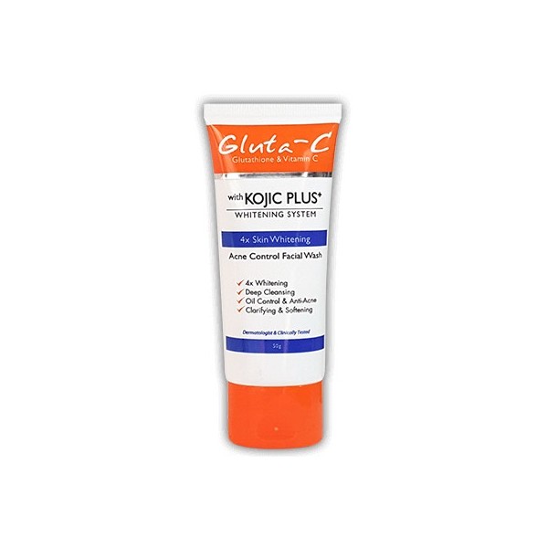 Gluta-C Kojic Plus – Gel Nettoyant Visage Anti-Imperfections 70 g