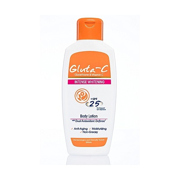 GLUTA C  VITAMINE C BODY LAIT ÉCLAIRCISSANT 300ML