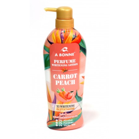 A Bonne Lait Corps Parfumé Carotte & Pêche au Glutathion 500 ml (vue 2)