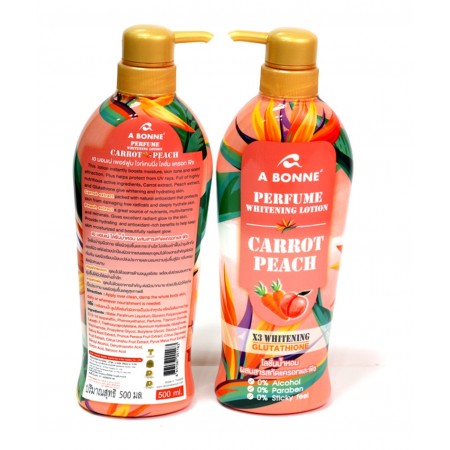 A Bonne Lait Corps Parfumé Carotte & Pêche au Glutathion 500 ml (vue 3)