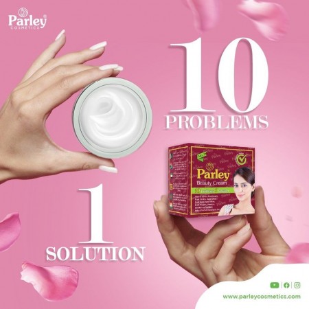 Parley Goldie Beauty Cream 40 g – visuel de la marque, texture de la crème